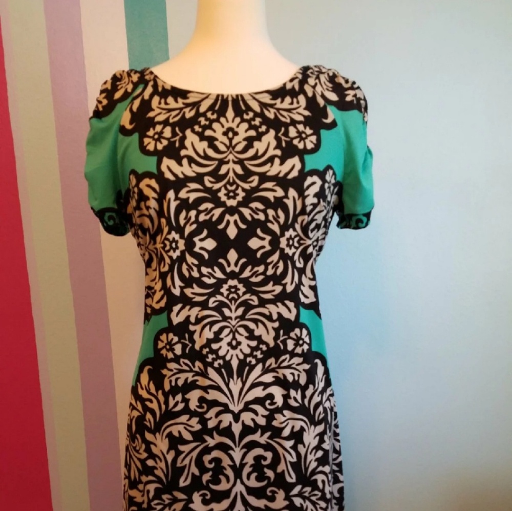 INC International Concepts Dress Size L Demask